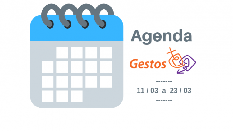 Agenda Gestos – acompanhe nossas atividades semanais