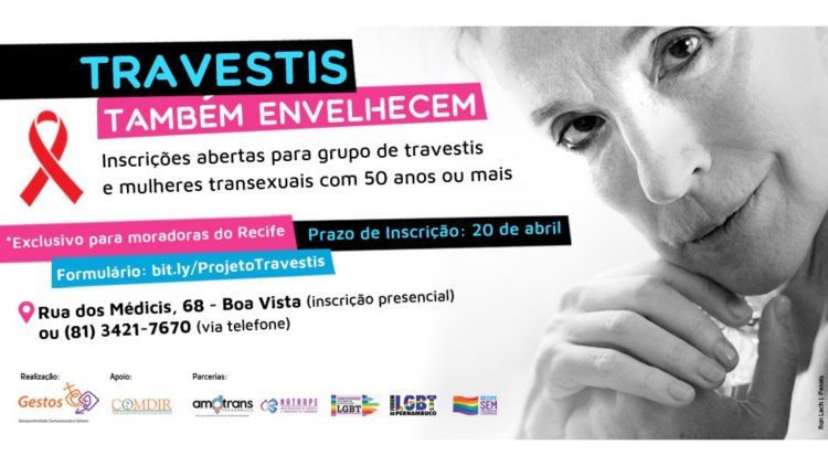 Gestos convida travestis e mulheres trans para projeto sobre envelhecimento