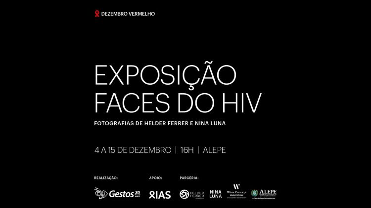 Gestos desafia estigmas com exposição “Faces do HIV”