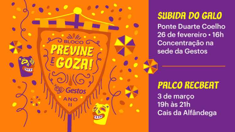 Previne e Goza: bloco da Gestos distribui kits de prevenção, leques informativos e tatuagens temáticas no Carnaval do Recife